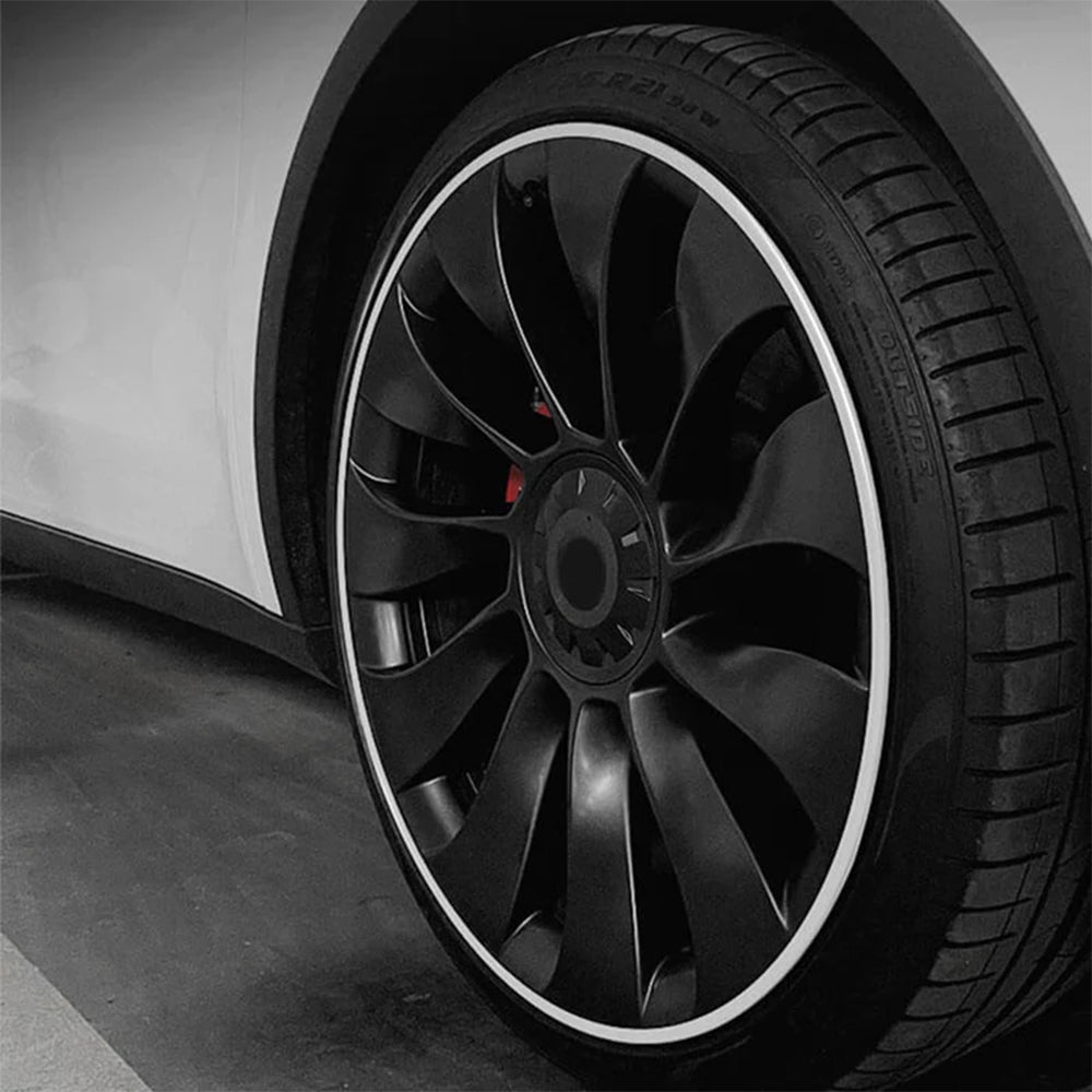 Wheel Rim Protector for Tesla 3 Y x S 16-20 Diameter Car Wheel Rim Protector Ring/Tire Rim Guard 4 Pcs