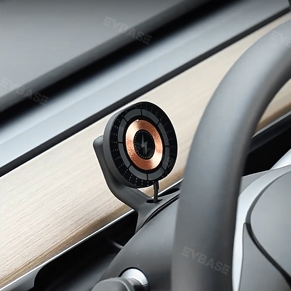 EVBASE Wireless Charging Phone Mount MagSafe Magnetic Phone Holder