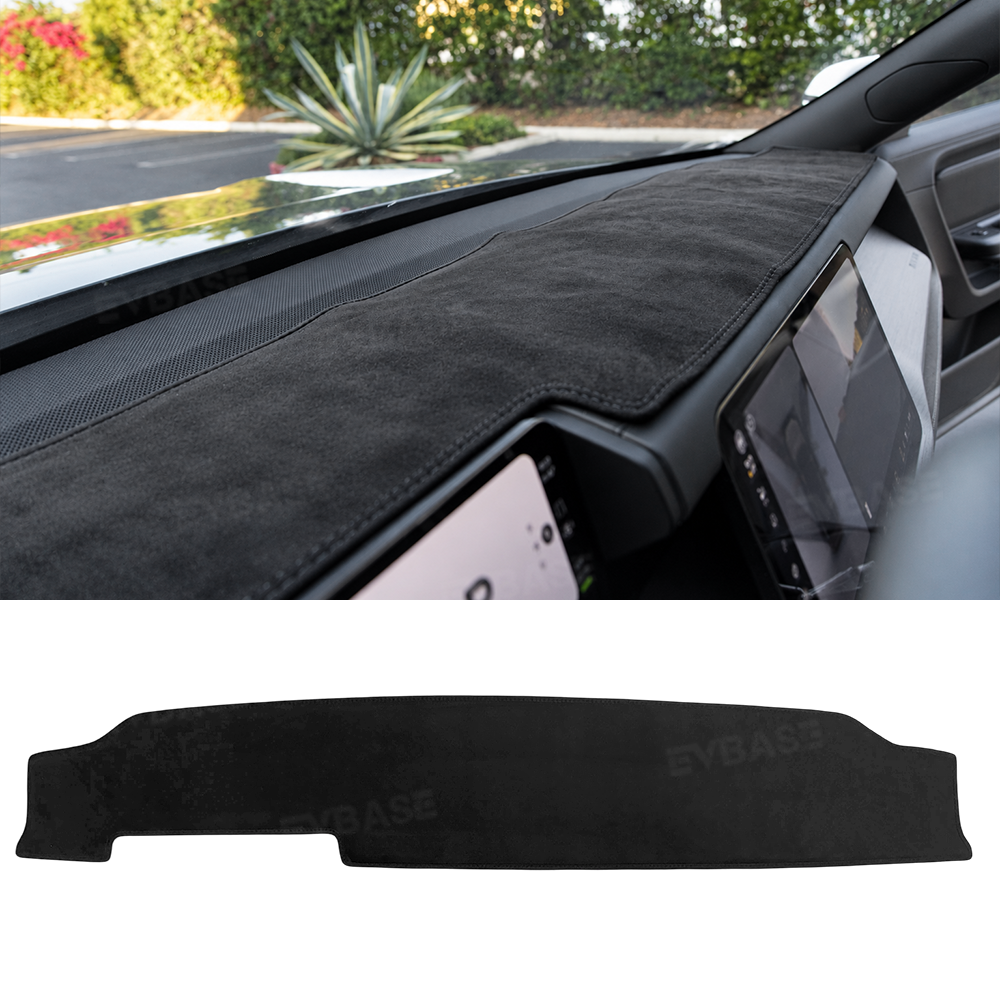 Dashboard Cover for Rivian R2 Anti-Glare Suede Dash Mat Non-Slip Sun Protection