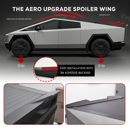Cybertruck Rear Top Spoiler ABS Tailgate Lip Spoiler Wing