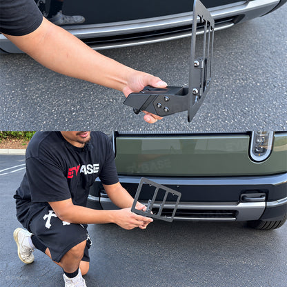 Front License Plate Frame for Rivian R2 License Plate Mount No-Drill Aluminum Holder