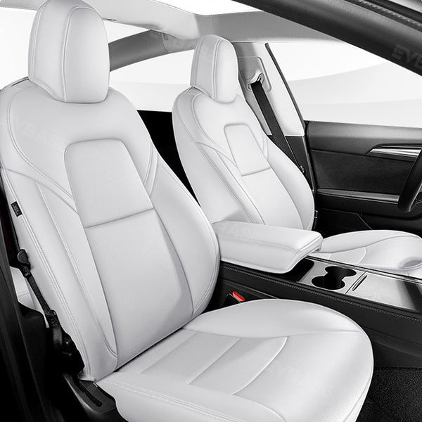 EVBASE Custom Seat Covers NAPPA Leather Interior Accessories For Tesla -  EVBASE-Premium EV&Tesla Accessories