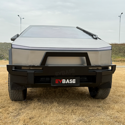 Cybertruck Front Bumper Bar Heavy Duty Grille Guard Push Bar Off-Road Bull Bar Upgrade for Tesla