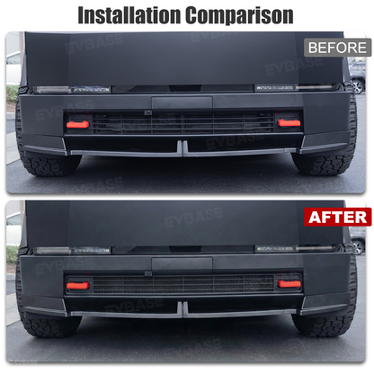 Cybertruck Grille Mesh Insert Front Lower Bumper Protective Mesh Grille Panel Covers Bug & Debris Screen Protector