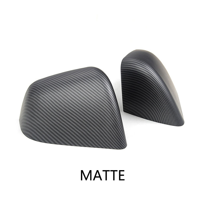 Model 3 Y Rearview Mirror Cover ABS Plastic Carbon Fiber Cover for Tesla