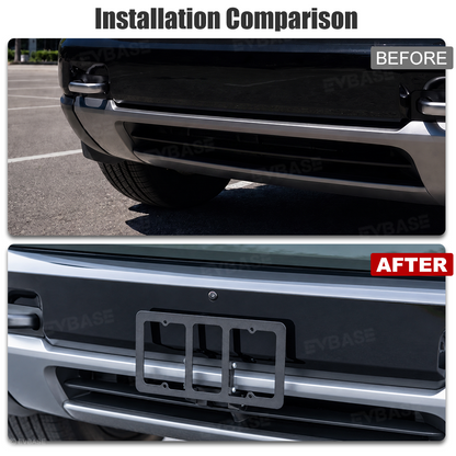 Front License Plate Frame for Rivian R2 License Plate Mount No-Drill Aluminum Holder