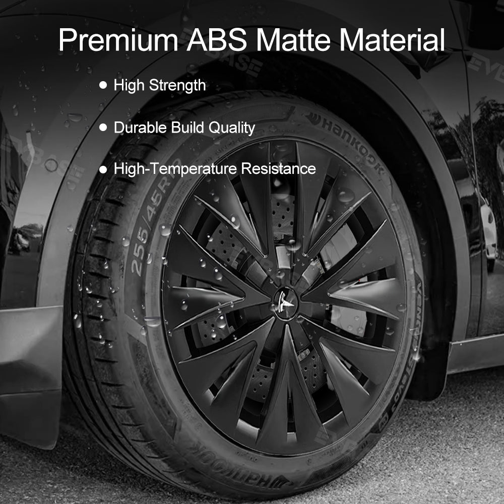 Model Y Wheel Covers 19" Wheel Caps ABS Hubcaps Replacement 4PCS Rim Protection For Tesla Gemini Wheels