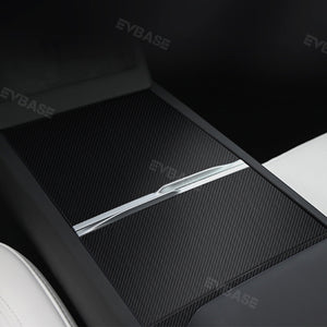Model 3 Highland Real Carbon Fiber Center Console Sticker Protector Tesla Interior Accessories EVBASE