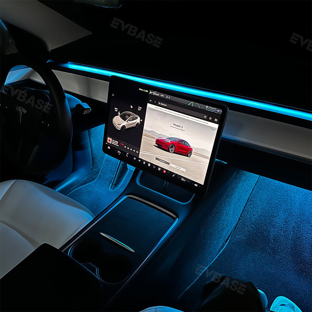 EVBASE Model 3 Y Dashboard Streamer Ambient Light - EVBASE-Premium EV&Tesla  Accessories