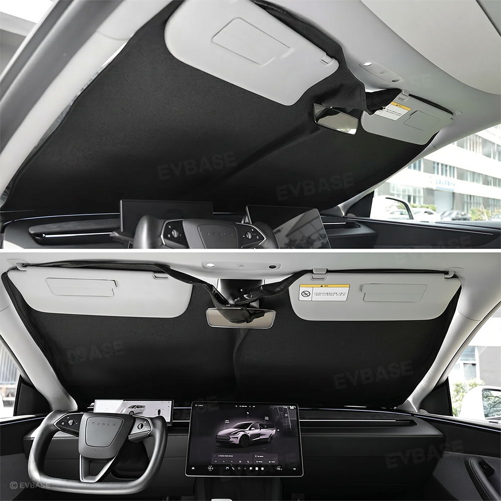 Model Y Juniper Sunshade Front & Rear Windshield Shade Side Window Sun Visor Glass Roof Sunshade Sun Protection Heat Insulation