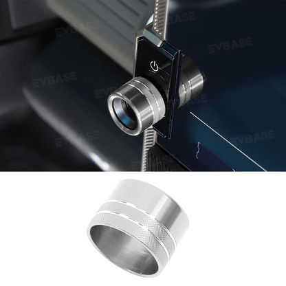 Hummer EV Center Console Volume Knob Ring Cover Aluminum Multimedia Tune Knob Trim Cover