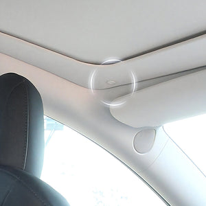 Tesla Model 3/Y Retractable Sunshade Glass Roof Sunshade with Roll Fabric Style|EVBASE