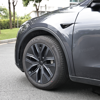 Model Y L Wheel Covers 19" Mecha Wheels Hubcaps Inspired By Model Y Performance