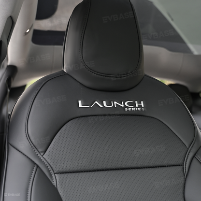 Tesla Seat Cover Model Y Juniper NAPPA Leather Full Coverage Seat Protector with Launch Logo