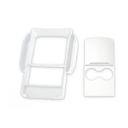 Model Y/ 3 Center Console Upper Organizer Silicone Storage Tray with Side Pockets