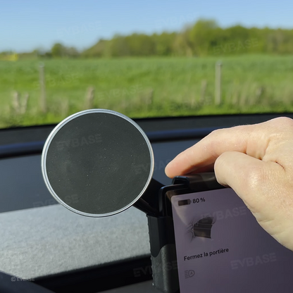 Model Y L Phone Mount Strongest Magnet Power Megasafe Car Mount Foldable Hidden Phone Holder