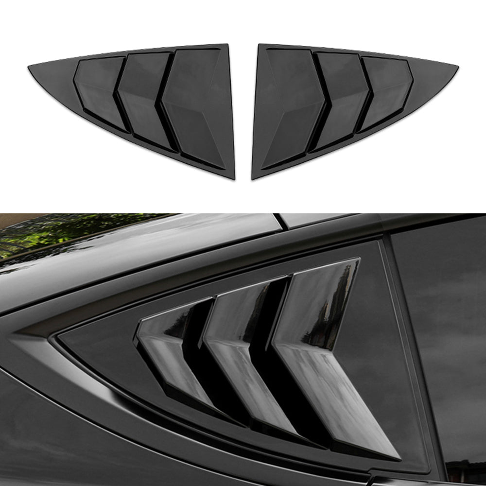 Tesla Model 3 Y Rear Side Window Louvers Air Vent Scoop Louvers