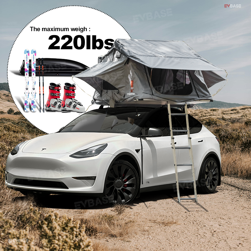 Lockable Cross Bar fits for Tesla Model 3 Y Roof Rack Carrier Rails Ex ...