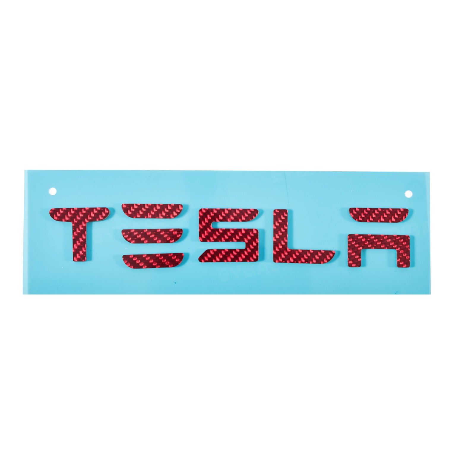 Model Y Juniper/ 3 Highland T-E-S-L-A Lettering Tailgate Emblem Decal Real Carbon Fiber Logo