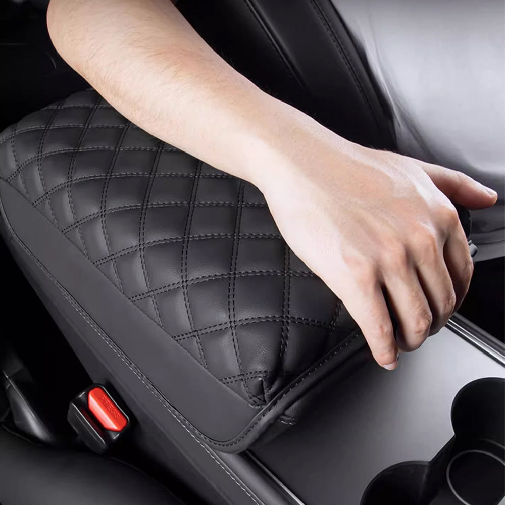 Model 3 Y Armrest Cushion Leather Waterproof for Tesla Armrest Box Pad Cover