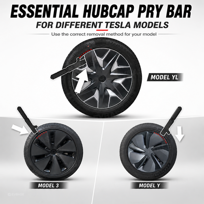Model Y Juniper Wheel Cover Removal Tool Wheel Center Cap Removal Pry Bar Hubcap Repair Puller for Tesla Model Y/3/X/S