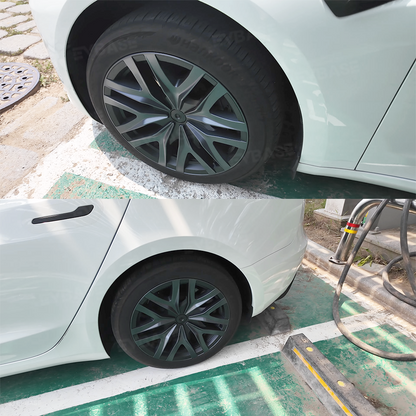 Model 3 Highland Wheel Covers 18" Photon Wheels Hubcaps Inspired By Model Y Performance