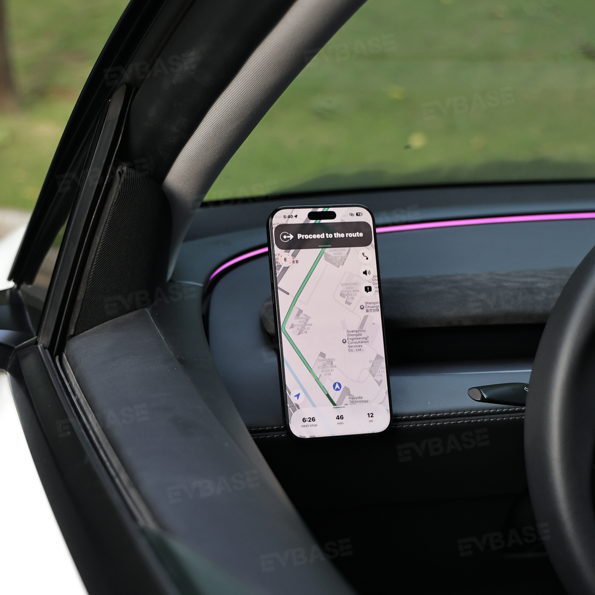 Model Y Juniper/ Y L/ 3 Highland A-Pillar Magnetic Phone Mount Dashboard Side Phone Holder
