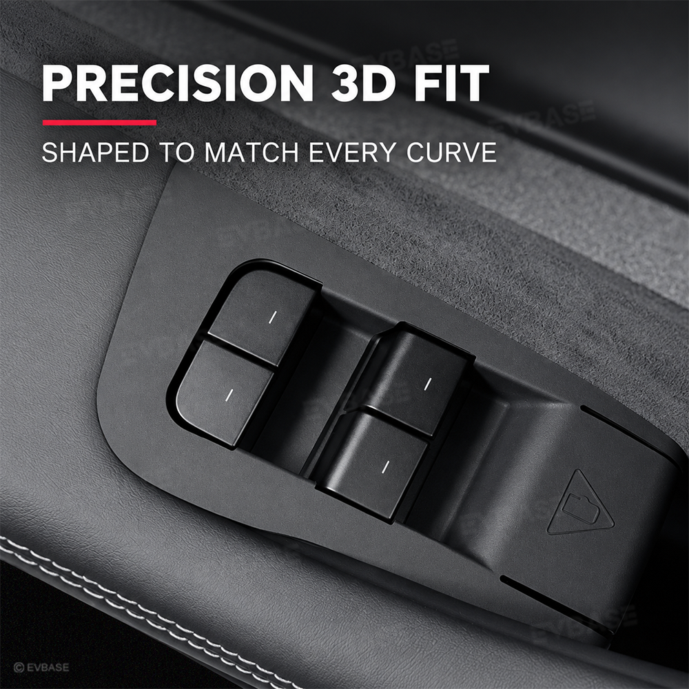 Model Y L Window & Door Switch Covers Silicone Window Switch Panel Protection Overlay Set