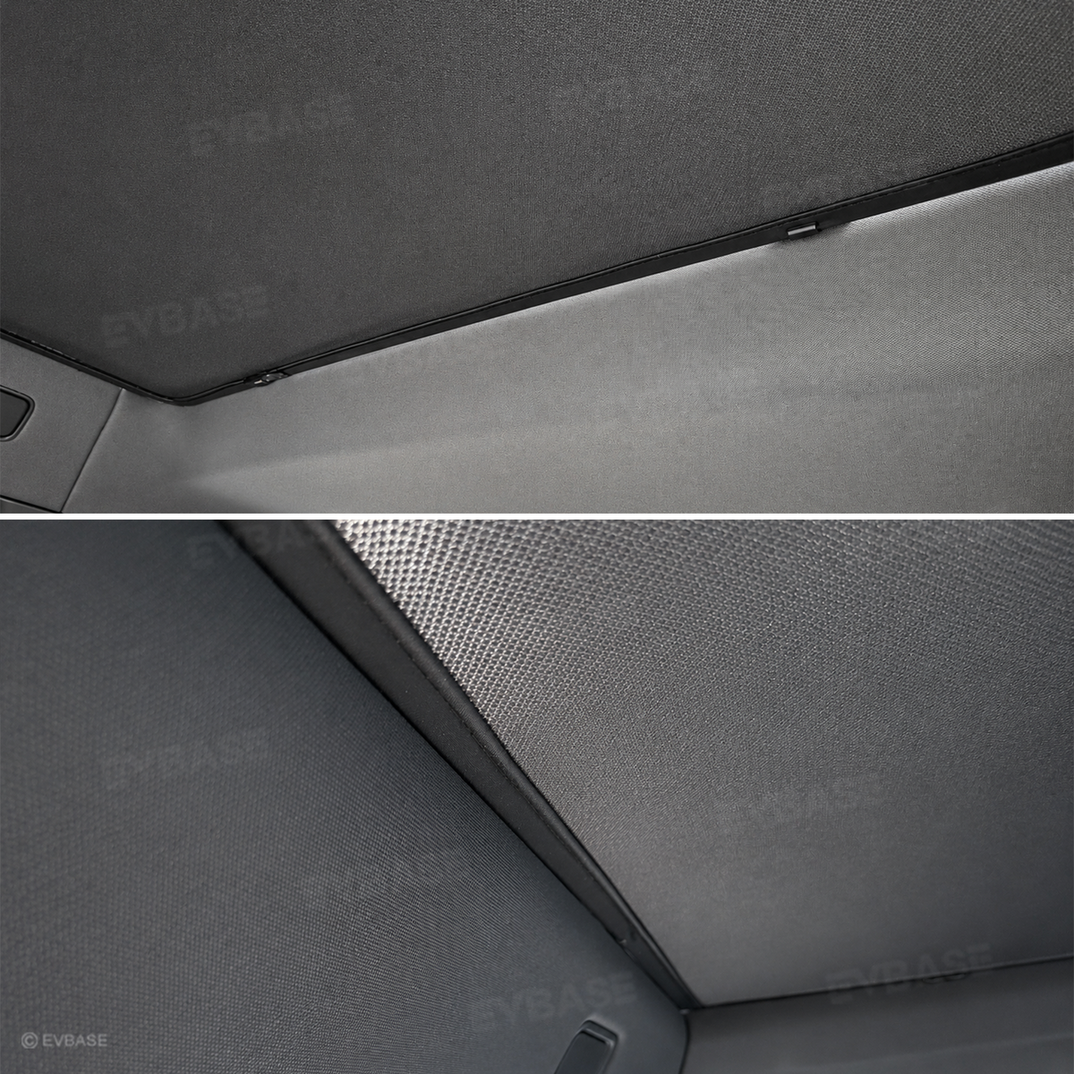 Glass Roof Sunshade for Rivian R2 Ice Crystal Sunroof Shade Foldable Heat Reflective Sun Visor