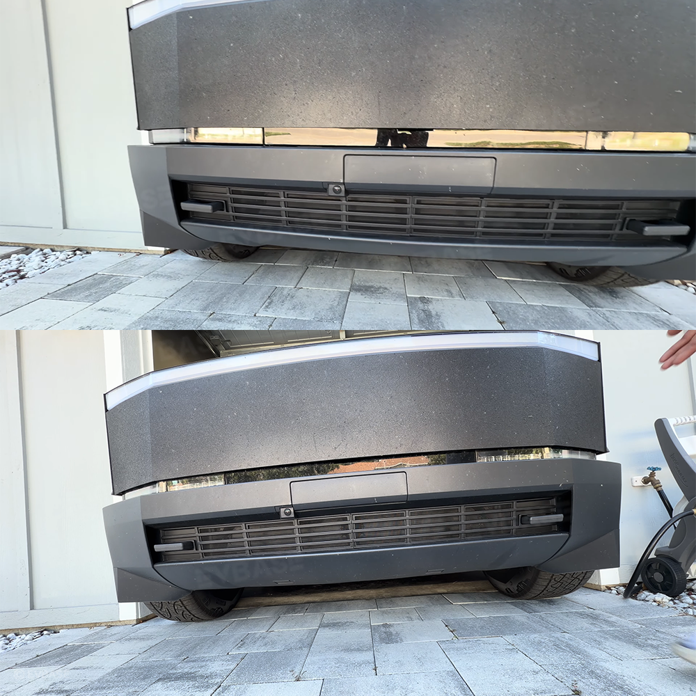 Cybertruck Grille Mesh Insert Front Lower Bumper Protective Mesh Grille Panel Covers Bug & Debris Screen Protector