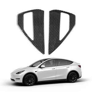EVBASE Tesla Model 3 Y X S Charging Port Cover Real Carbon Fiber | Black