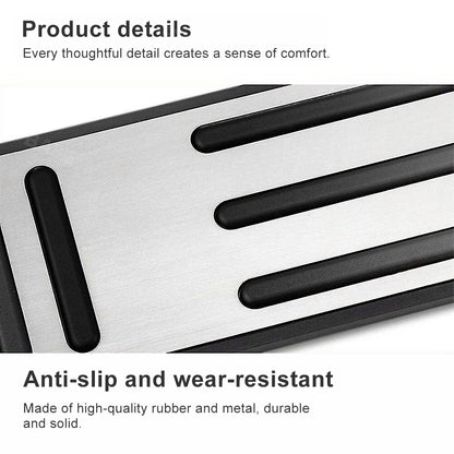 Model X S Brake Pedal Covers Non-Slip Performance Metal Foot Pedal Covers for Tesla
