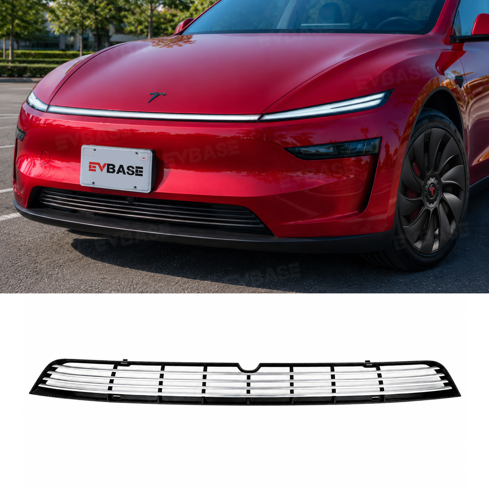 Model Y Juniper Front Bumper Lower Grille Trim Mesh Grille Decorative Cover Exterior Styling Upgrade
