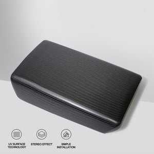 EVbase Tesla Central Control Armrest Box Cover Real Carbon Fibre Für Model 3 Y 