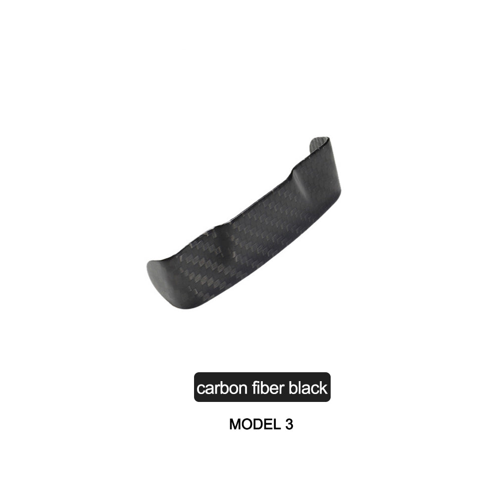 Model 3 Y Seat Belt Fascia Cover Real Carbon Fiber for Tesla Interior Accessories Seatbelt 2pcs