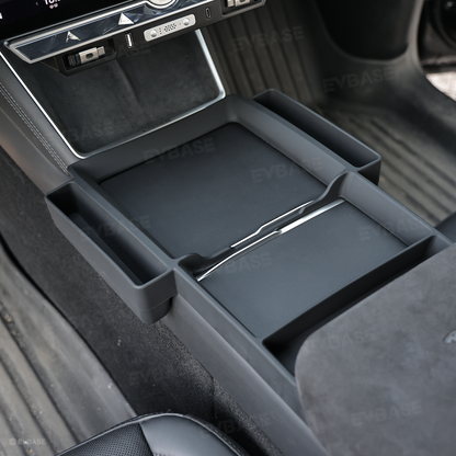 Model Y Juniper/Model Y L/ 3 Highland Center Console Tray 2.0 Silicone Organizer with Side Pockets