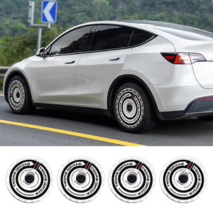 DIY Tesla Model 3/Y/3 Highland Custom Graphic Aerodisc Wheel Covers 4PCS 18/19/20Inch Full Coverage