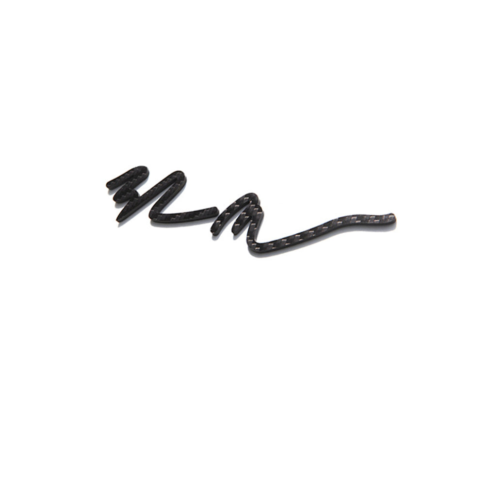 Emblem Sticker for Tesla Front Trunk/Rear Trunk Logo Decal Cover Real Carbon Fiber