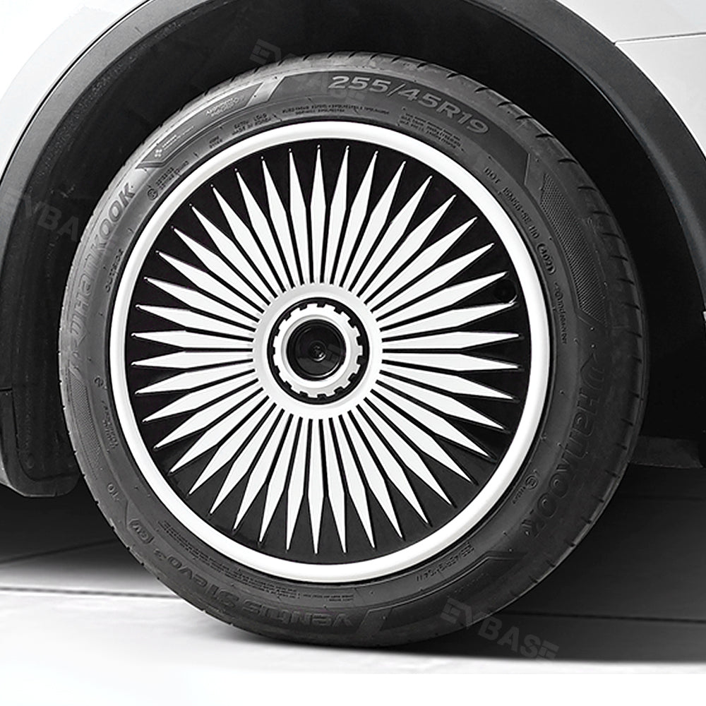 Tesla Model Y Wheel Covers 19 Inch Hubcaps Land Rover Style Rim Covers ...