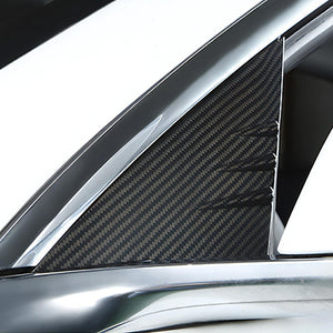 EVBASE Tesla Model 3 Y Carbon Fiber Spoiler A-Pillar Window Guide Modified Exterior Decoration Accessories