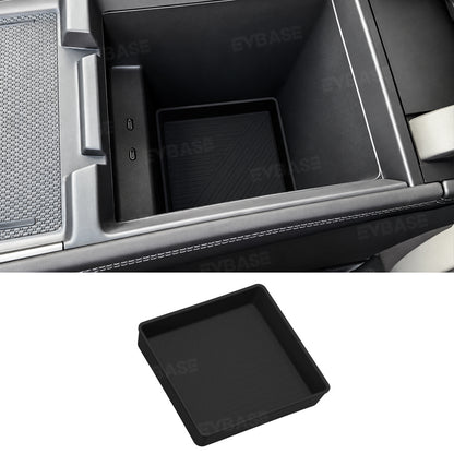 Center Console Organizer Tray for Rivian R2 Silicone Armrest Lower Storage Box