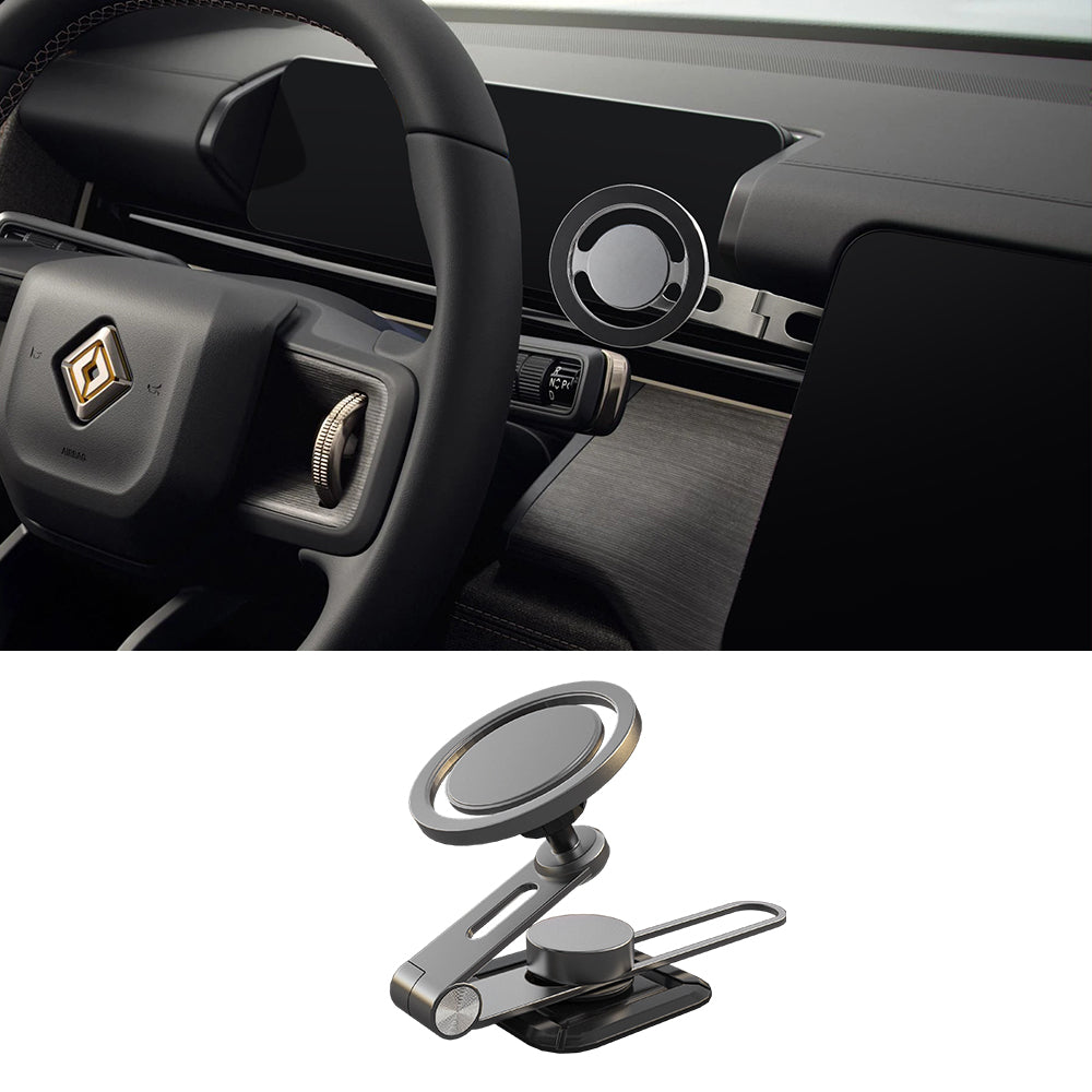 Phone Holder for Rivian R2 Adjustable Magnetic Phone Mount MagSafe Wireless Charging