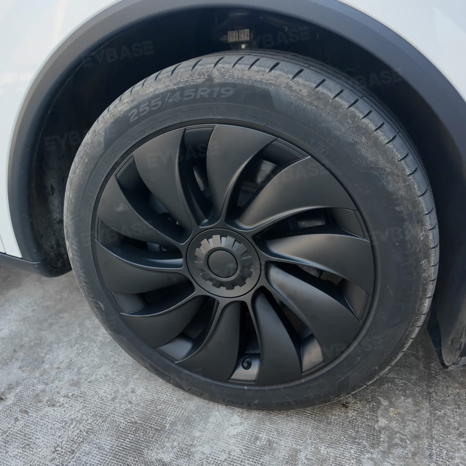 Model Y Überturbine Wheel Covers For 19inch Model Y Gemini Wheel Matte 4PCS