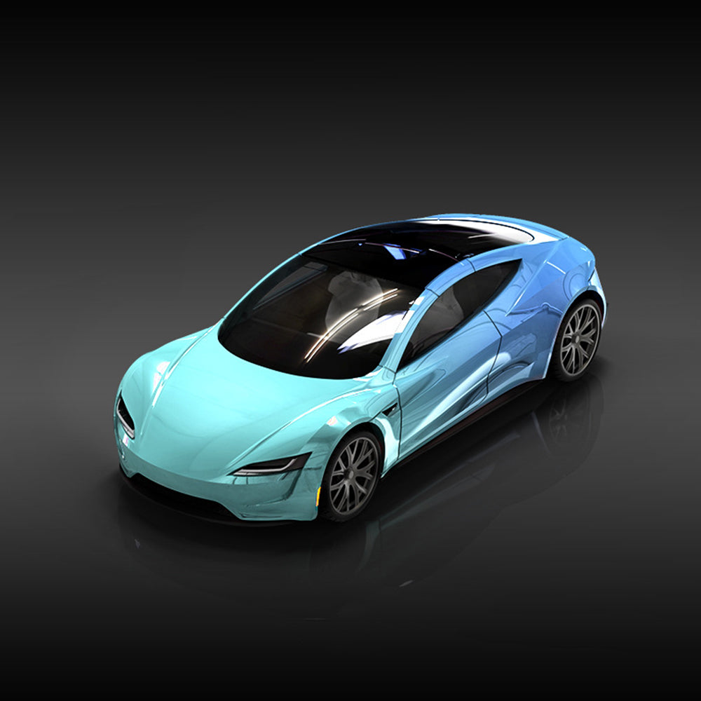 Roadster Alloy Car Model Diecast Toy Vehicles for Tesla Model with Lights Music for Kids Gift