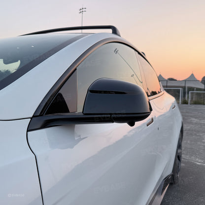 Model Y Juniper Side Mirror Cover Overlay Performance-Inspired Upgrade Rearview Mirror Cap Glossy Black