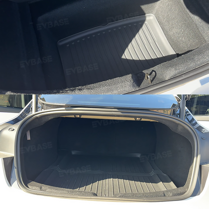 Model Y Juniper Floor Mat TPE Anti-Slip Trunk Mat Cargo Liner Back Seat Cover All Weather Protection