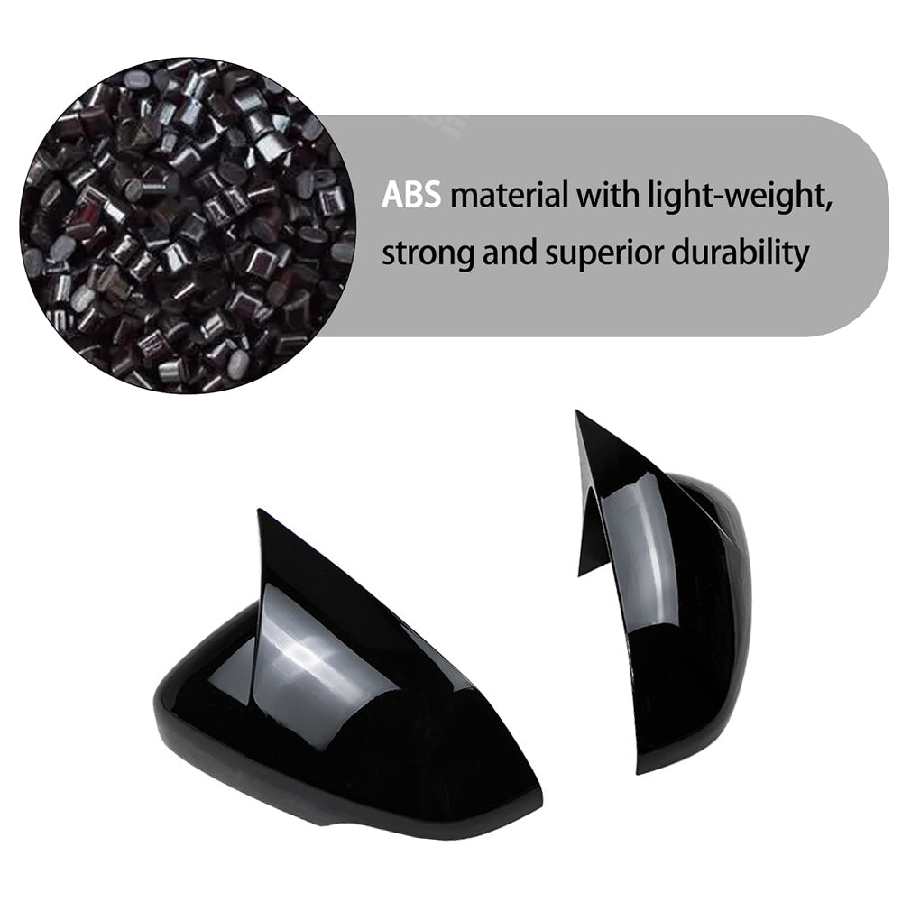 EVBASE Rearview Mirror Cover Door Side Mirror Cap Trim for Rivian R1T R1S Accessories