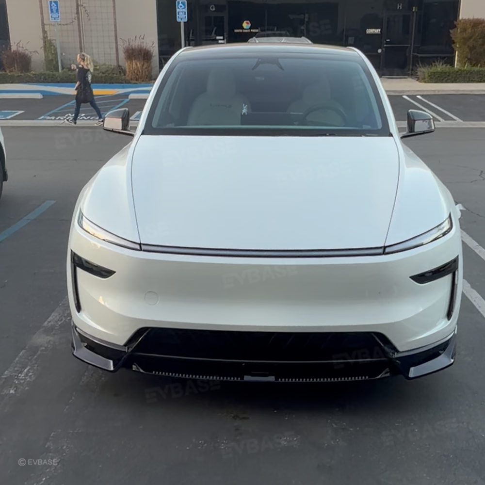 Model Y Juniper Front Bumper Lip Spoiler Fascia Splitter Sporty Style for Tesla Body Kit