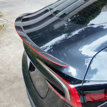 Carbon Fiber Rear Wing Spoiler for Model 3 Highland/ Y Juniper with Performance Style Redline Rear Trunk Spoiler