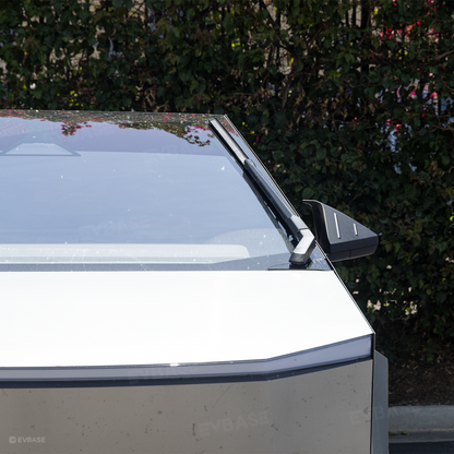 Cybertruck Side Mirror Cover Futuristic Tactical Horn-Style Rearview Mirror Caps ABS Protective Overlay